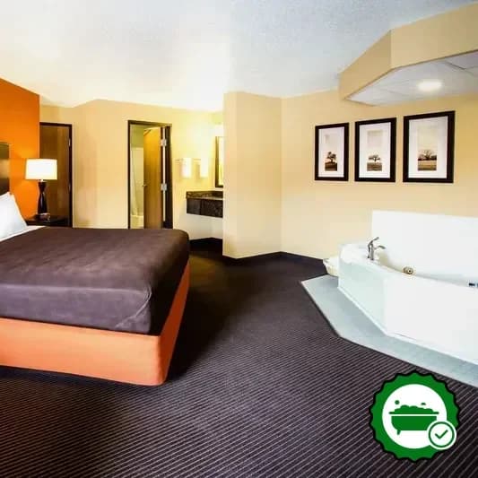 Private in-room hot tub