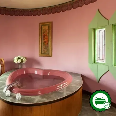 Private in-room hot tub