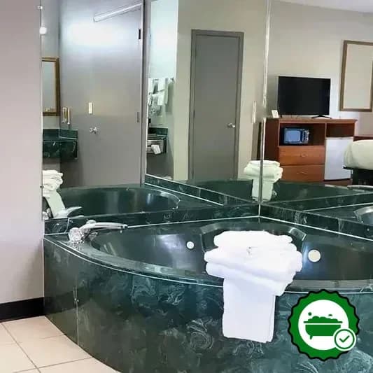 Private in-room hot tub