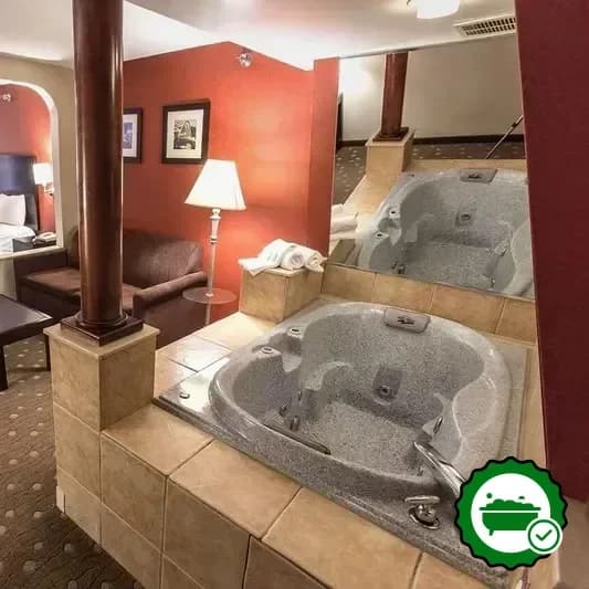 Private in-room hot tub