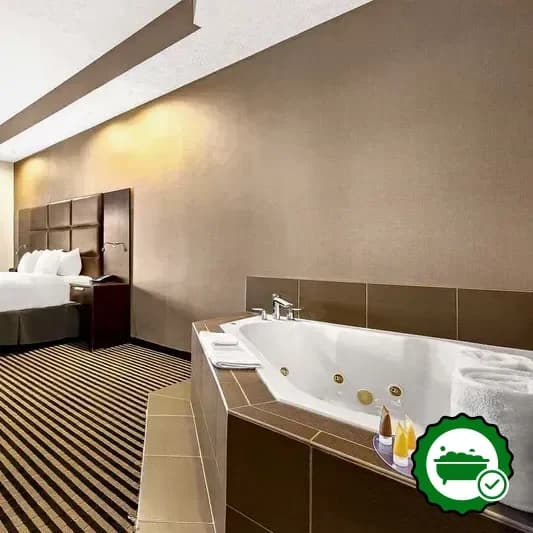 Private in-room hot tub