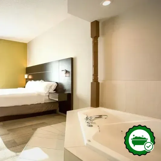 Private in-room hot tub