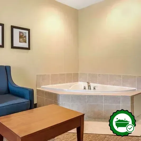Private in-room hot tub