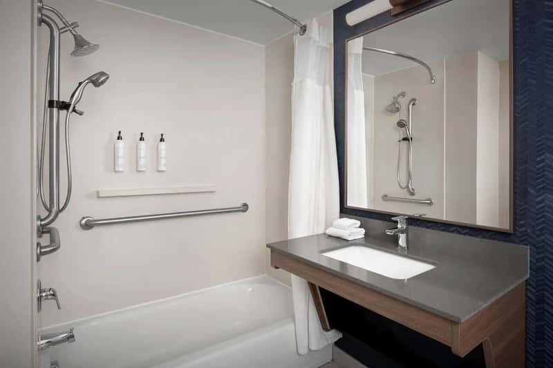 Deep soaking tub at Fairfield Inn & Suites Roanoke Hollins I-81 in Roanoke, VA
