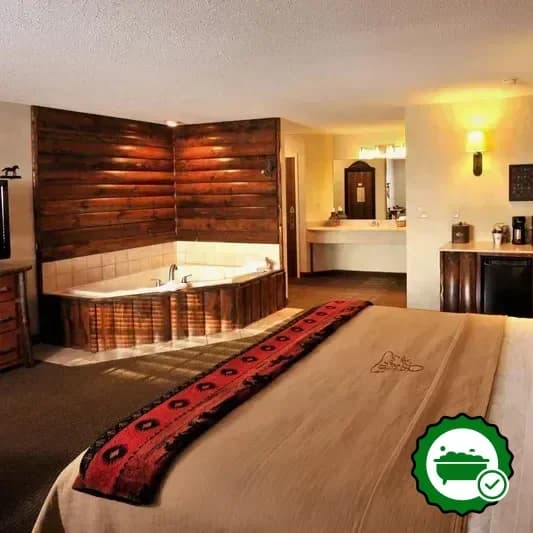 Private in-room hot tub
