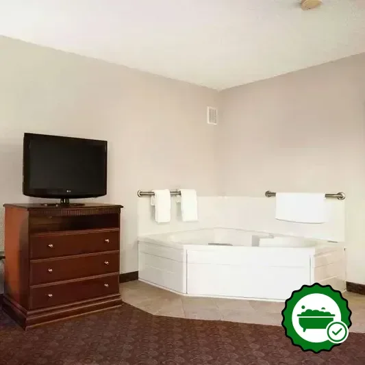 Private in-room hot tub