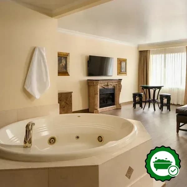 Private in-room hot tub