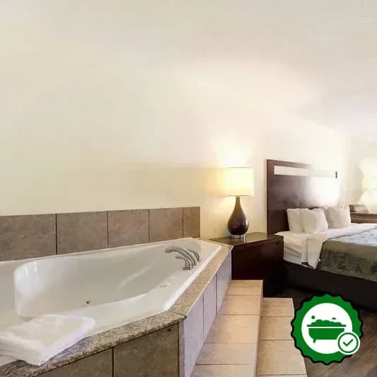 Private in-room hot tub
