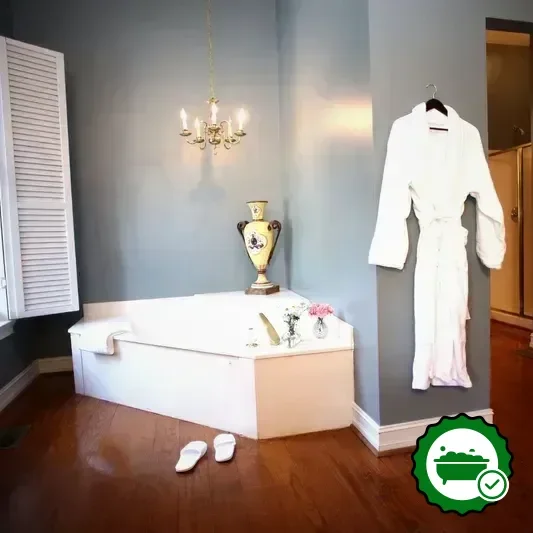 Private in-room hot tub