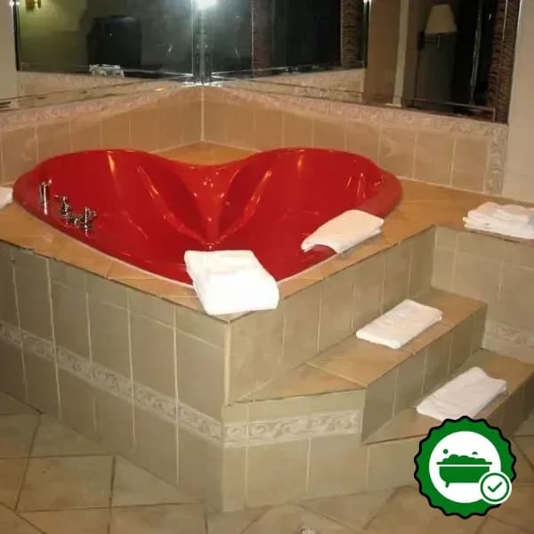 Private in-room hot tub