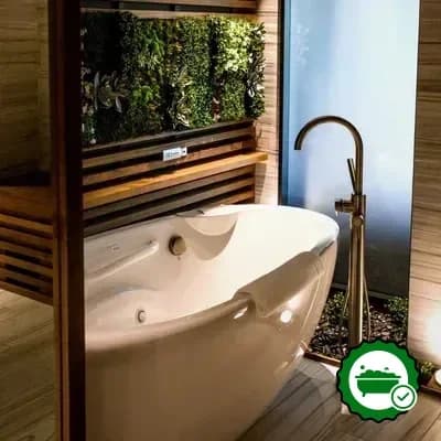 Private in-room hot tub