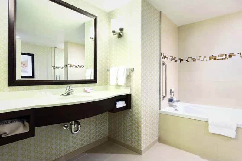 Deep soaking tub at Hilton Garden Inn Wallingford/meriden in Wallingford, CT