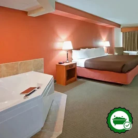 Private in-room hot tub