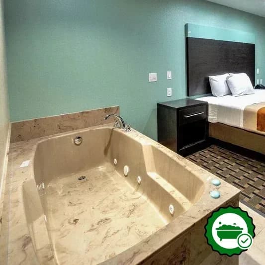 Private in-room hot tub