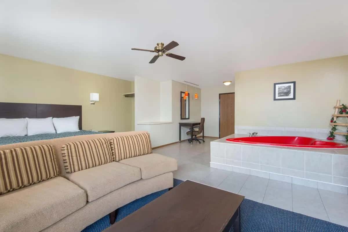 In-room hot tub at Days Inn by Wyndham Pueblo, Colorado in Pueblo, CO