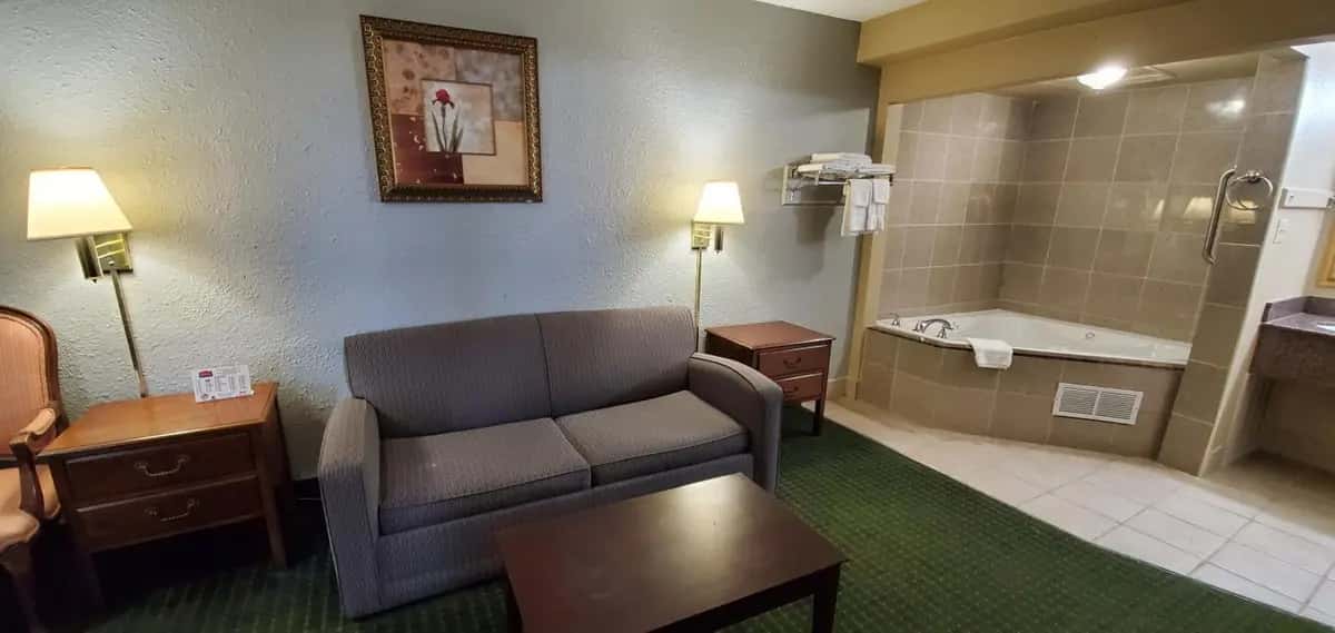 In-room hot tub at FairBridge Inn & Suites McDonough in McDonough, GA